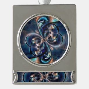 Konzept Banner-Ornament Silber