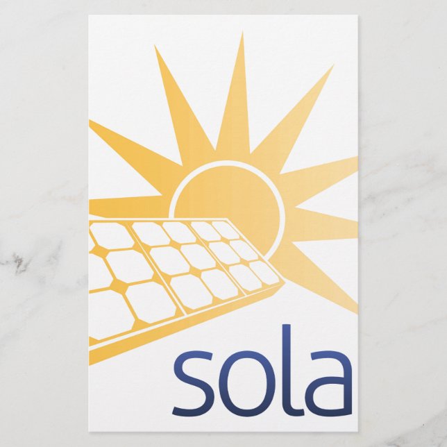 Konzept des Solarpaneels für Power (Vorderseite)