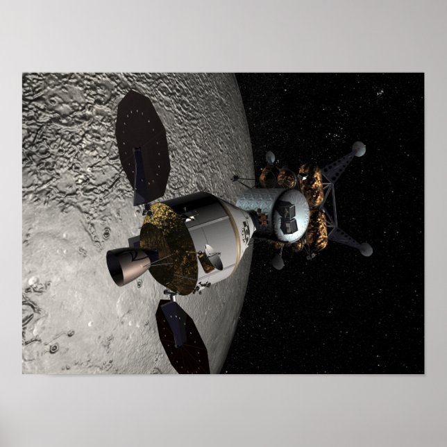 Konzept des Versuchsfahrzeugs "Orion Crew" Poster (Vorne)