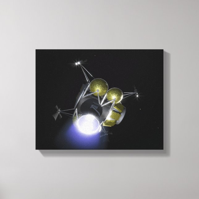 Konzept einer Crew Leinwanddruck (Vorderseite)