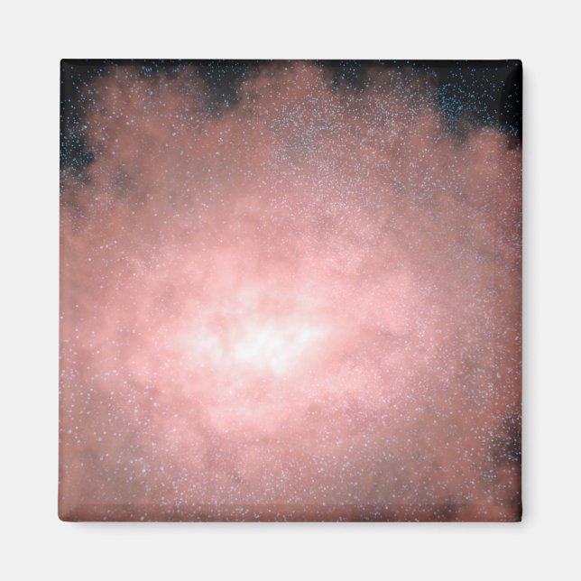 Konzept einer staubigen und hellen Galaxie Magnet (Vorne)