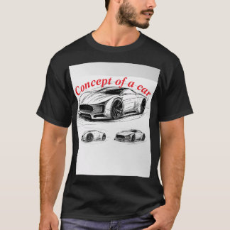 Konzept eines Fahrzeugs T-Shirt