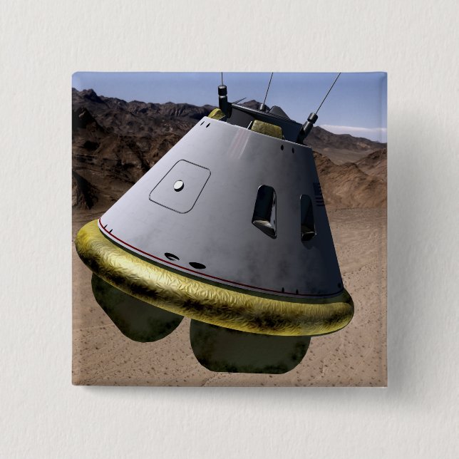 Konzept eines Versuchsfahrzeugs für die Crew Button (Vorderseite)