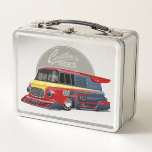 Konzept für den Retrowagen Metall Brotdose