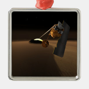 Konzept für Mars-vulkanischen Silbernes Ornament