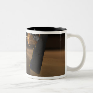 Konzept für Mars-vulkanischen Zweifarbige Tasse