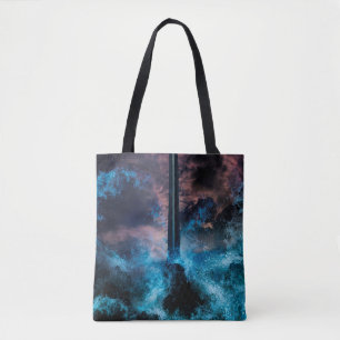 Konzept Kunst im Konzept "Tsunami in Bangkok" T Tasche