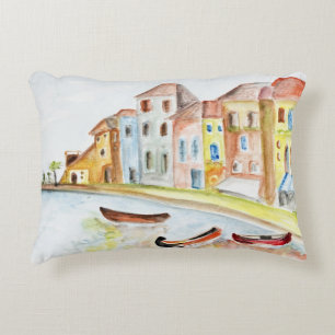 Konzept von Venedig Zierkissen