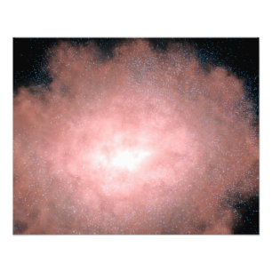 Konzept welcher einer staubigen und hellen Galaxie Fotodruck