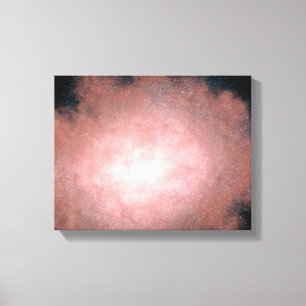 Konzept welcher einer staubigen und hellen Galaxie Leinwanddruck