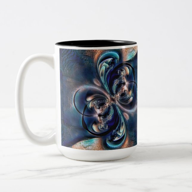Konzept Zweifarbige Tasse (Links)