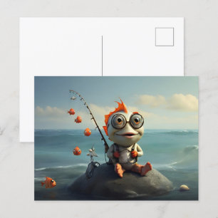 Konzeption der Fischerei Postkarte