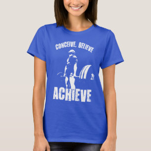 Konzeption, Glauben, Erzielen - Motivierend Umsetz T-Shirt