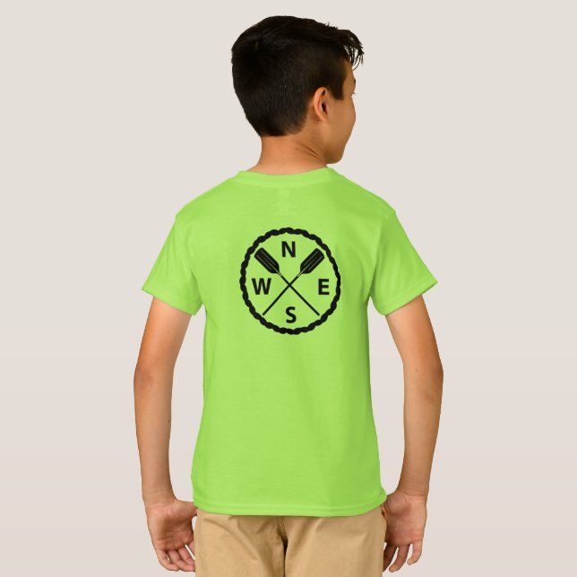 Konzeption von Paddle Explorer - T - Shirt (Schwarz voll)