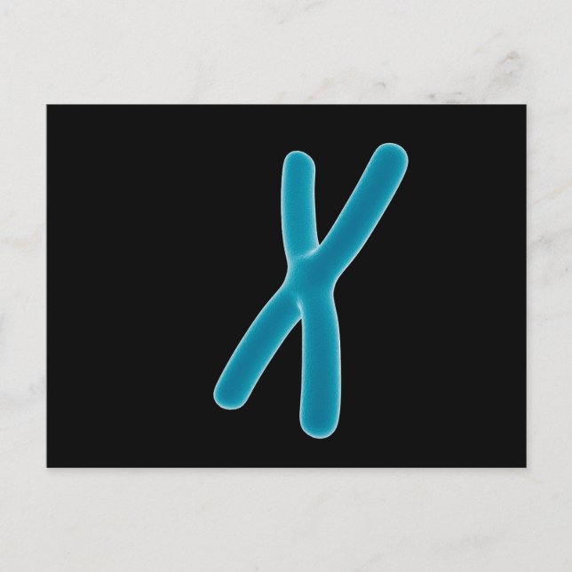 Konzeptuelles Bild von Chromosom 3 Postkarte (Vorderseite)