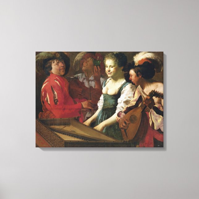 Konzert, 1626 leinwanddruck (Vorderseite)