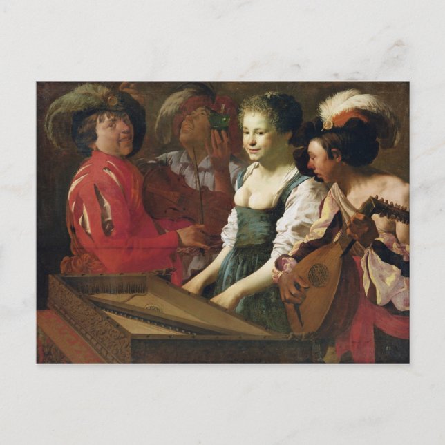 Konzert, 1626 postkarte (Vorderseite)