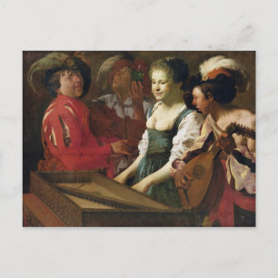 Konzert, 1626 postkarte