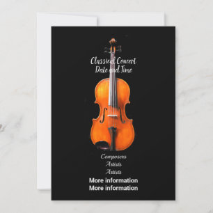 Konzert-Ankündigung Einladung