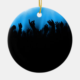 Konzert Crowd Keramik Ornament