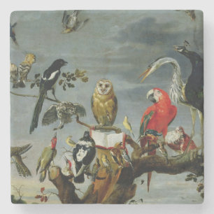 Konzert der Vögel Steinuntersetzer