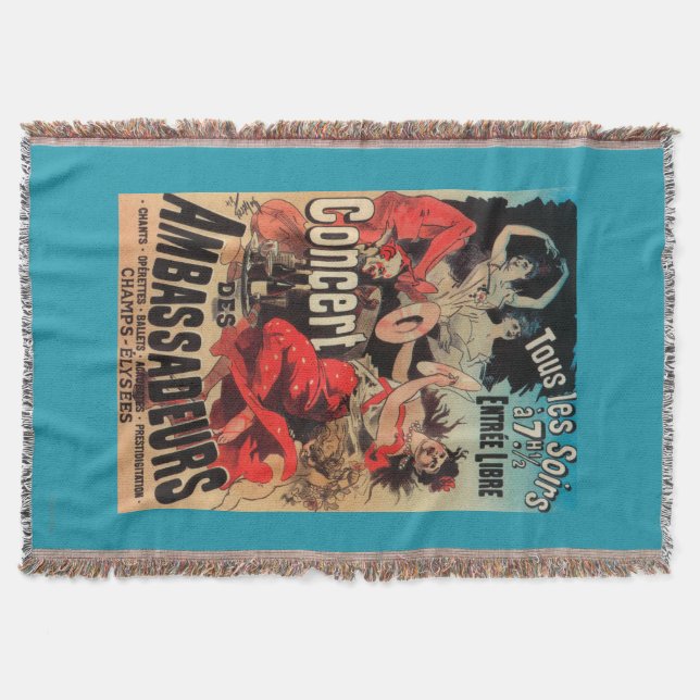 Konzert-Plakat auf Alleende Champs-Elysees Decke (Vorderseite)