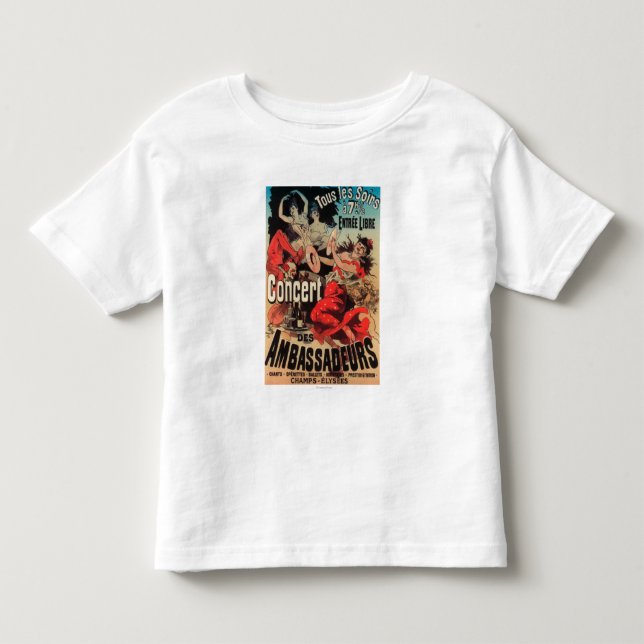 Konzert-Plakat auf Alleende Champs-Elysees Kleinkind T-shirt (Vorderseite)