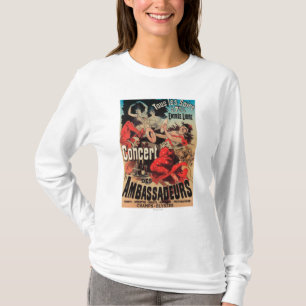 Konzert-Plakat auf Alleende Champs-Elysees T-Shirt