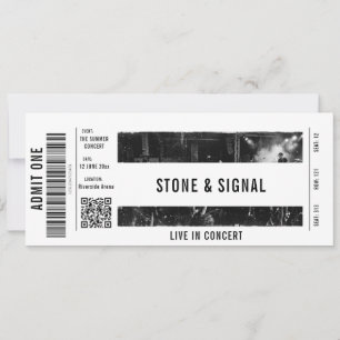 Konzert-Ticket individuell Einladung