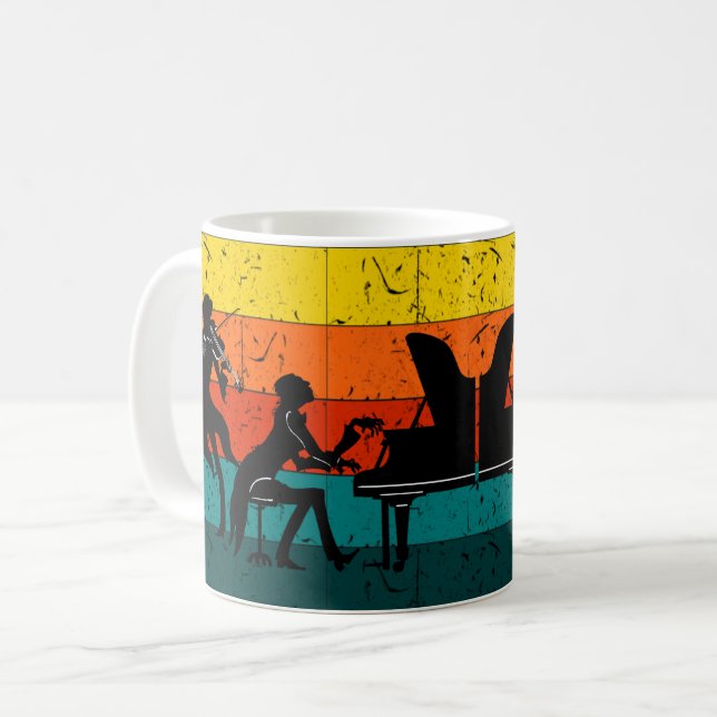 Konzertbesucher und Musikfreunde Kaffeetasse (Vorderseite Links)