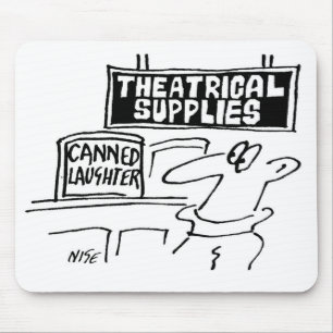 Konzertgelächter in Theaterzubehörgeschäft verkauf Mousepad