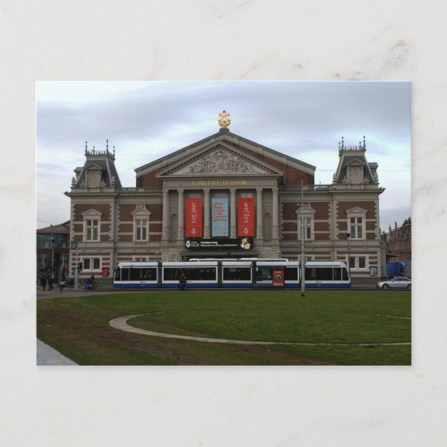 Konzerthalle, Amsterdam Postkarte (Vorderseite)