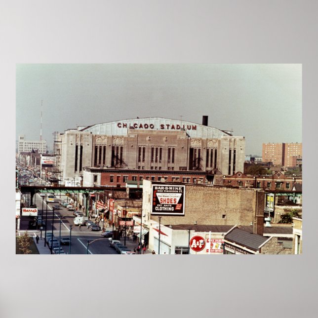 Konzerthaus Vintag Chicago Stadium Rock 1968 Poster (Vorne)