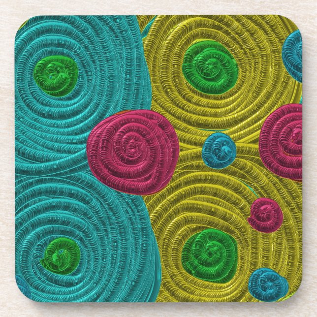 Konzipiert für Wandel und Chancen Getränkeuntersetzer (Vorderseite)