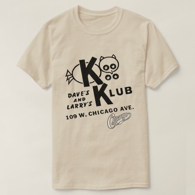 KOO KLUB, Chicago, Illinois T-Shirt (Design vorne)