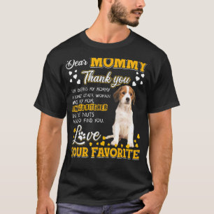 Kooikerhondje Sehr geehrte Mommy Danke, dass du me T-Shirt