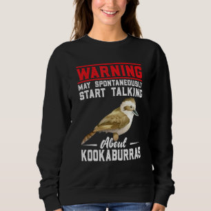 Kookaburra Australischer Vogelbeobachter Lachender Sweatshirt