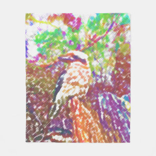 Kookaburra Fleece Blanket