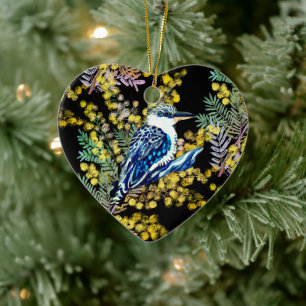 Kookaburra Keramik Ornament