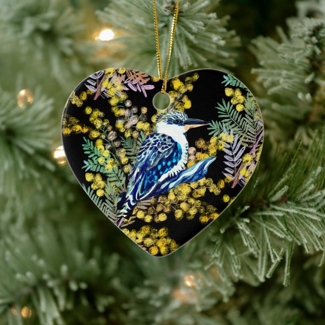 Kookaburra Keramik Ornament (Baum)