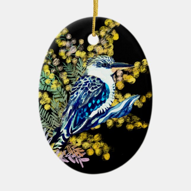 Kookaburra Keramik Ornament (Vorne)