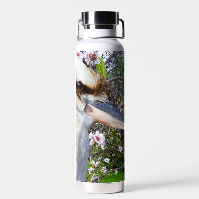 Kookaburra neben Blossom Tree, Trinkflasche (Rückseite)