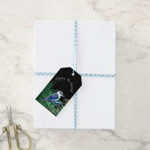 Kookaburra zum Geburtstag Geschenkanhänger
