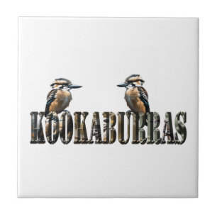 Kookaburras ist das Wort aus Kookaburras, Fliese