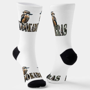 Kookaburras ist das Wort, das mit Kookaburras gema Socken