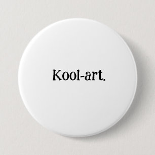 kool-art. Button für den Rucksack.