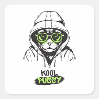 Kool Cat Sticker