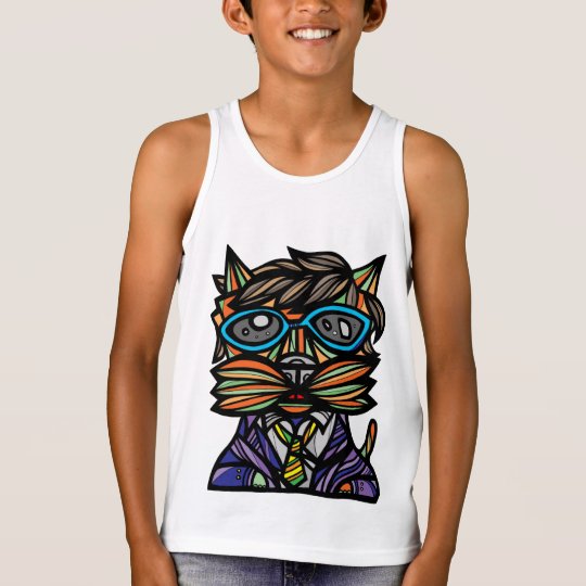 "Kool Kat" das Trägershirt Jungen Tank Top