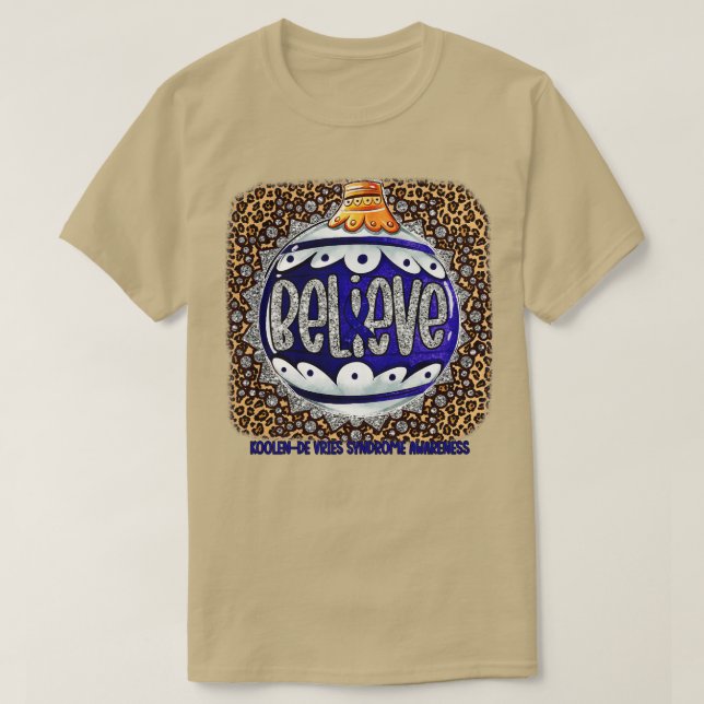Koolende Vries Syndrome Awareness Glauve Ornament T-Shirt (Design vorne)