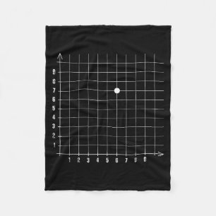 Koordinate (6,7) Lustiger Mathematiklehrer 67 Math Fleecedecke